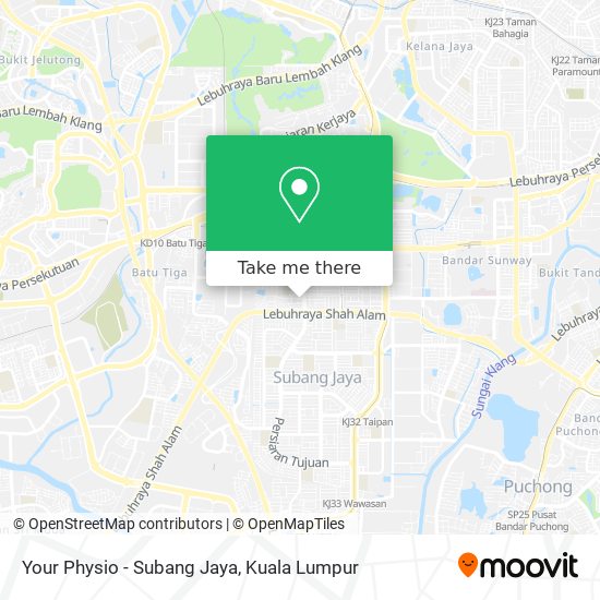 Your Physio - Subang Jaya map