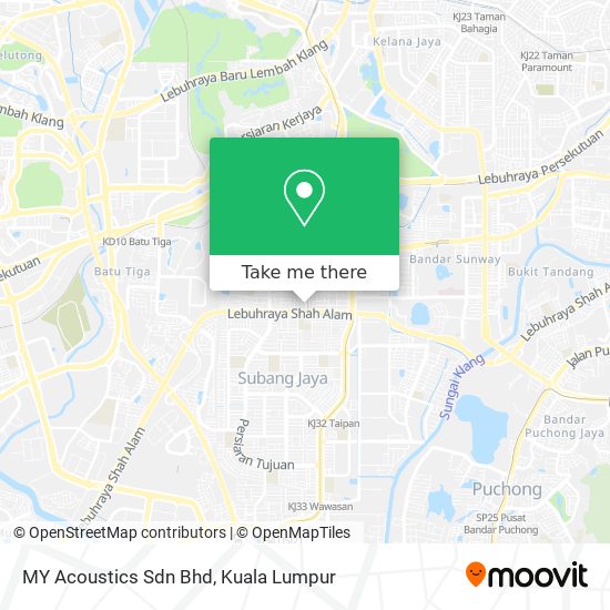 MY Acoustics Sdn Bhd map