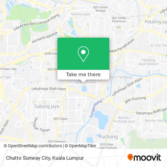 Chatto Sunway City map