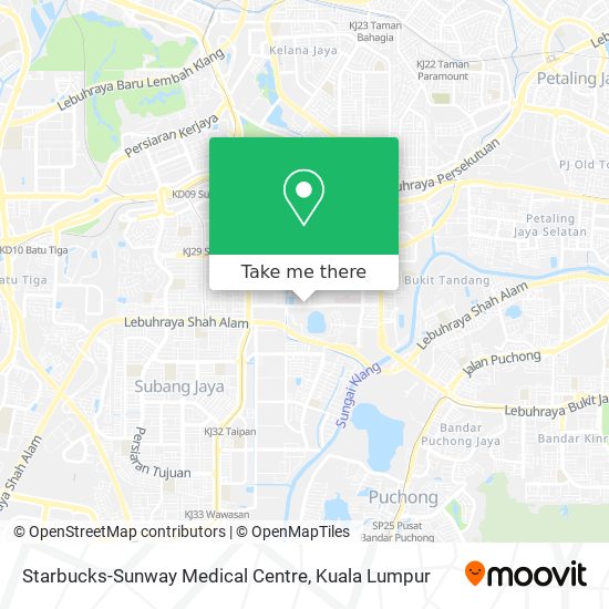 Starbucks-Sunway Medical Centre map