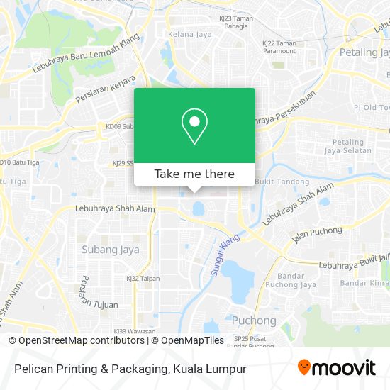 Pelican Printing & Packaging map