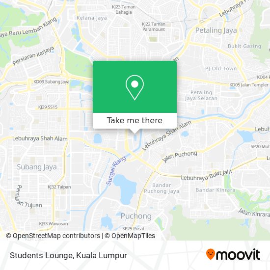 Students Lounge map