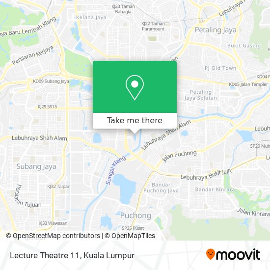 Lecture Theatre 11 map