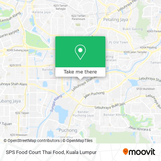 SPS Food Court Thai Food map