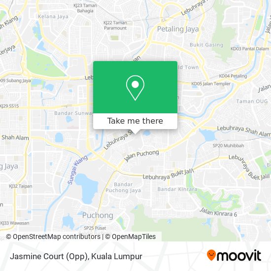 Jasmine Court (Opp) map