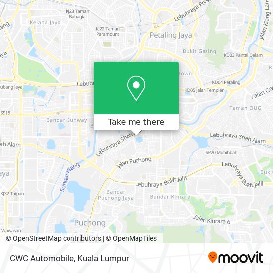 CWC Automobile map