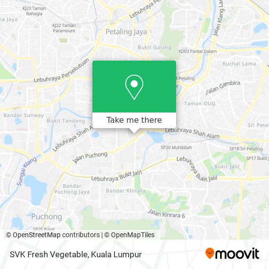 SVK Fresh Vegetable map