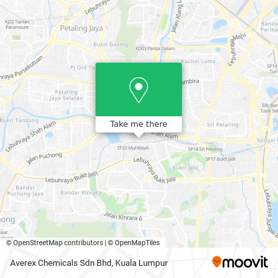 Averex Chemicals Sdn Bhd map