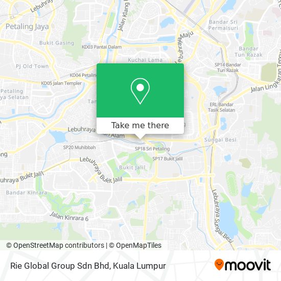 Rie Global Group Sdn Bhd map