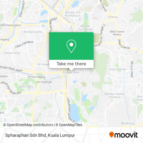 Spharaphan Sdn Bhd map