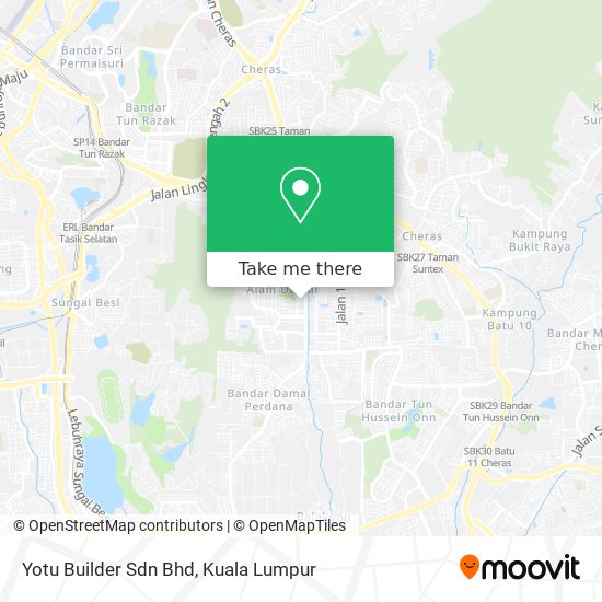 Yotu Builder Sdn Bhd map