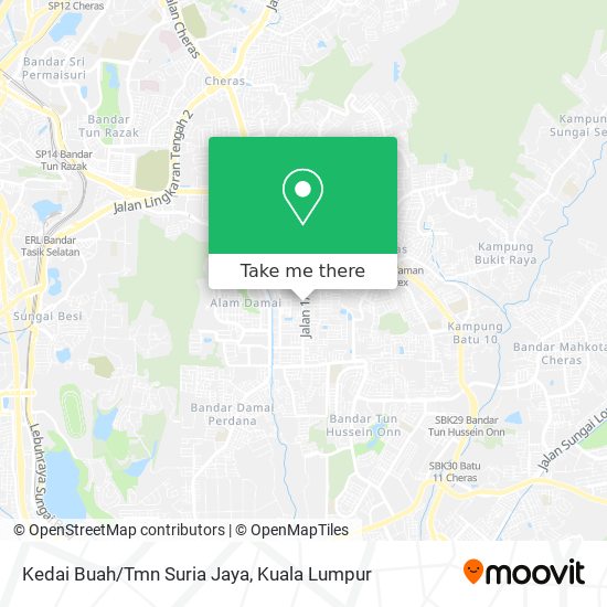 Kedai Buah/Tmn Suria Jaya map