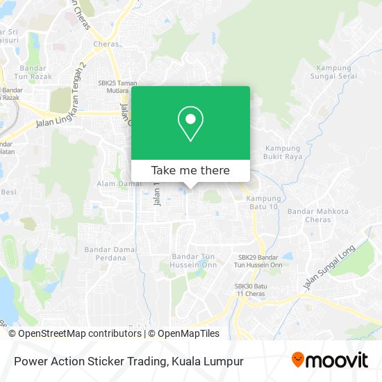 Power Action Sticker Trading map