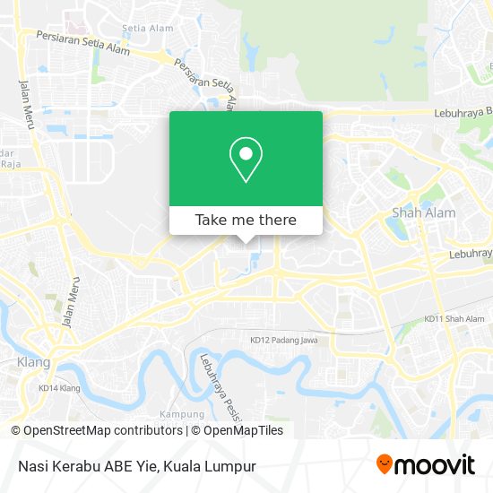 Peta Nasi Kerabu ABE Yie