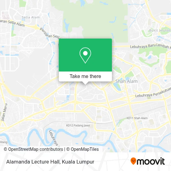 Alamanda Lecture Hall map