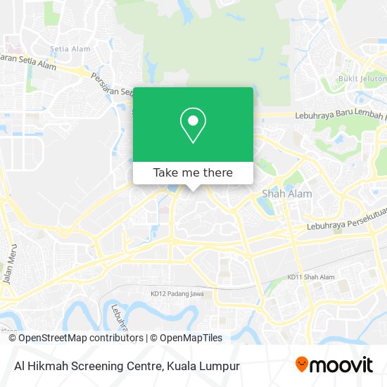 Al Hikmah Screening Centre map