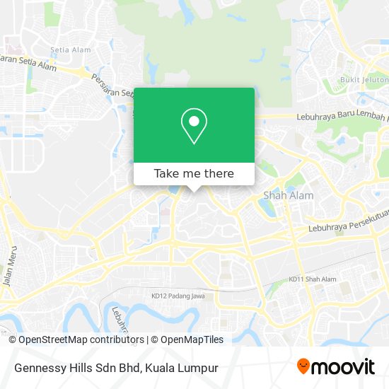 Gennessy Hills Sdn Bhd map
