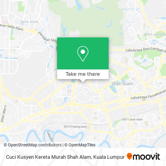 Peta Cuci Kusyen Kereta Murah Shah Alam