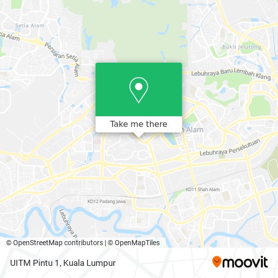 UITM Pintu 1 map