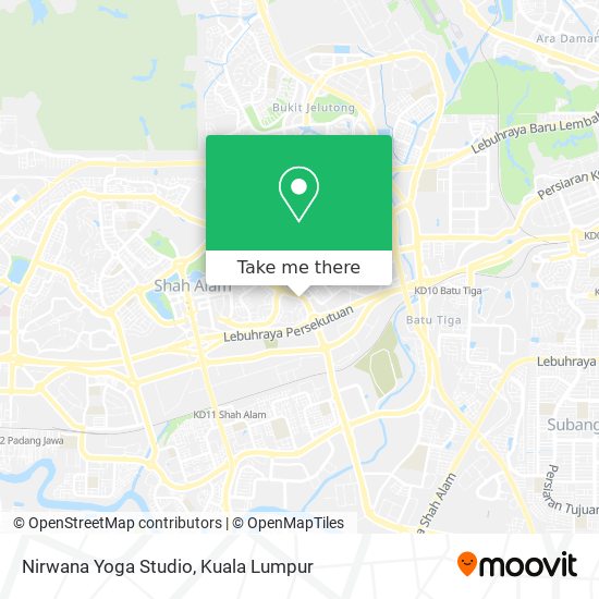 Nirwana Yoga Studio map