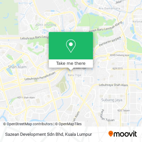 Sazean Development Sdn Bhd map