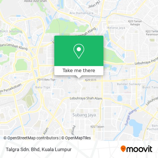 Talgra Sdn. Bhd map