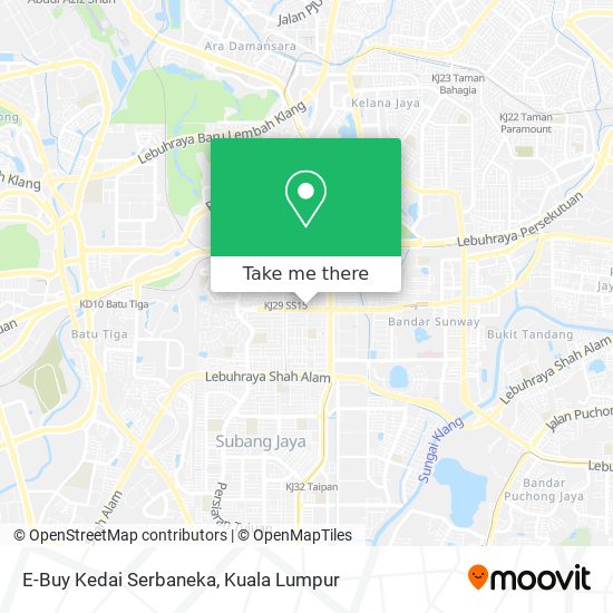 E-Buy Kedai Serbaneka map