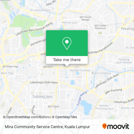 Mira Community Service Centre map