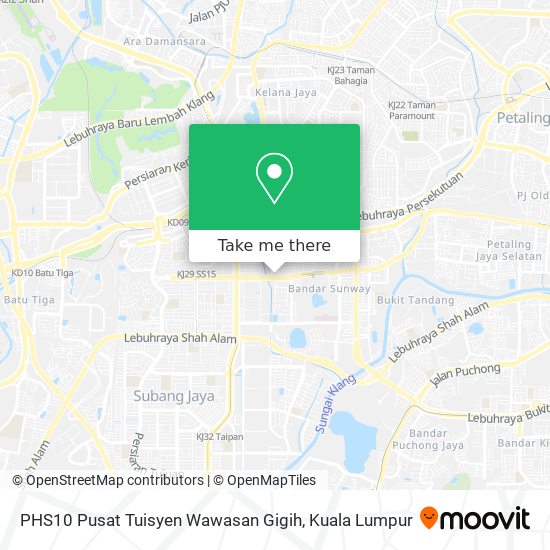 PHS10 Pusat Tuisyen Wawasan Gigih map