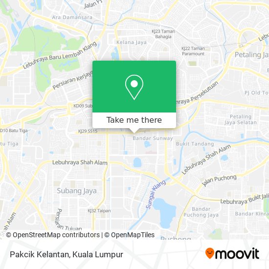 Peta Pakcik Kelantan