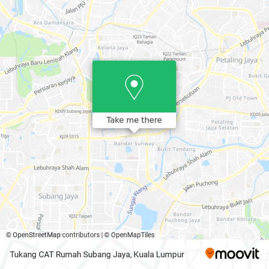 Tukang CAT Rumah Subang Jaya map