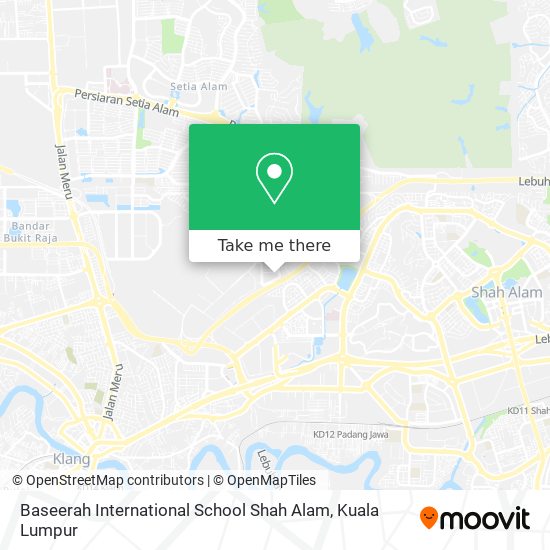 Peta Baseerah International School Shah Alam