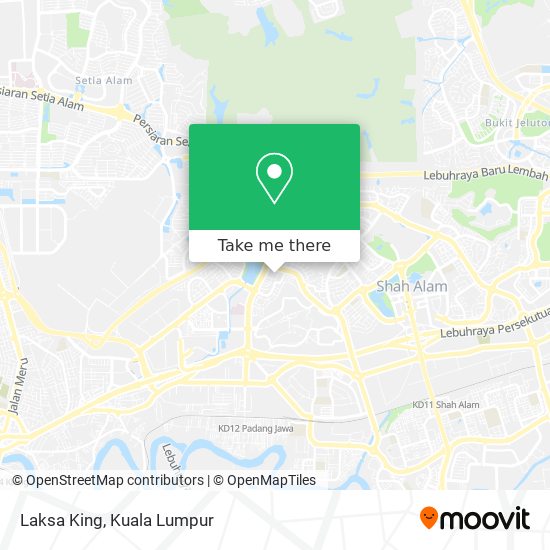 Laksa King map