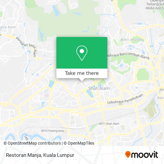 Restoran Manja map