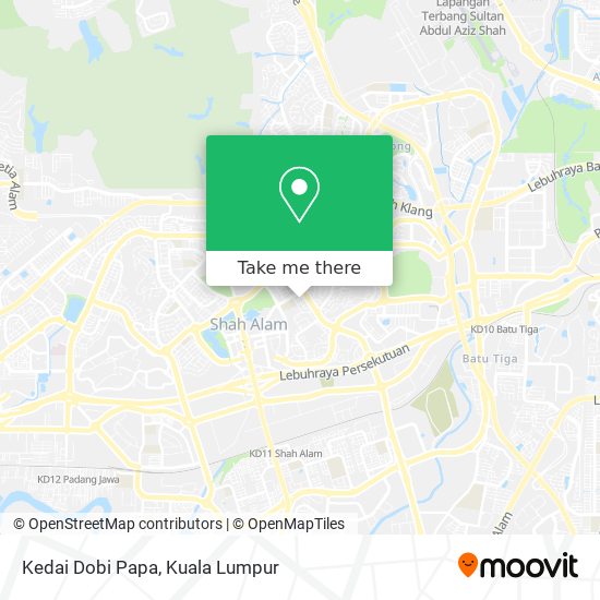 Kedai Dobi Papa map