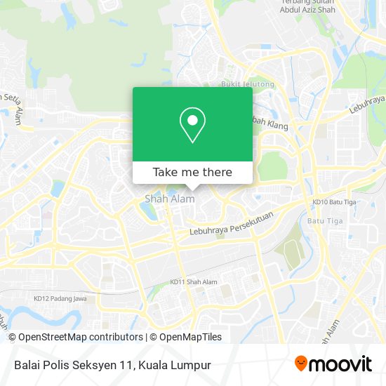 Balai Polis Seksyen 11 map