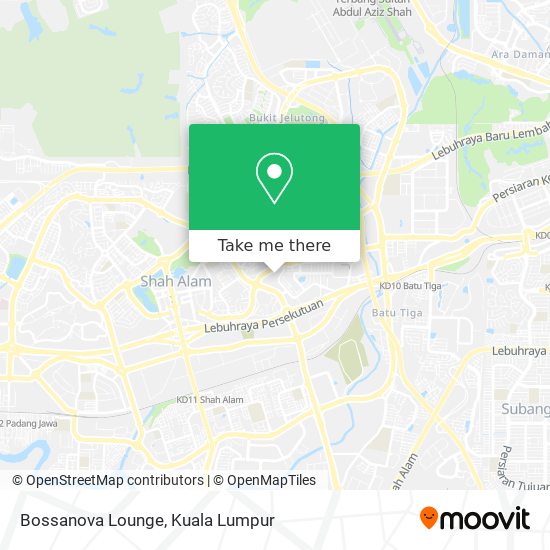 Bossanova Lounge map