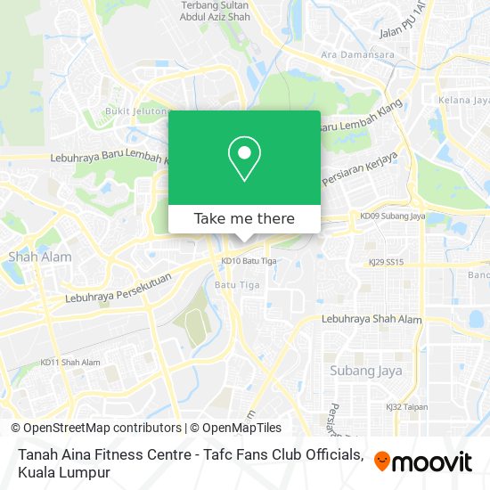 Tanah Aina Fitness Centre - Tafc Fans Club Officials map
