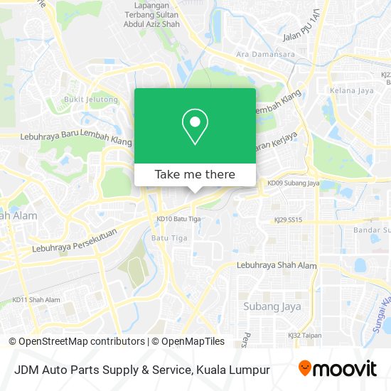 JDM Auto Parts Supply & Service map