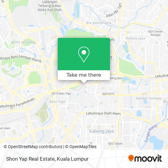 Shon Yap Real Estate map