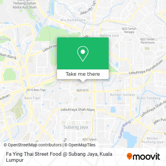 Fa Ying Thai Street Food @ Subang Jaya map