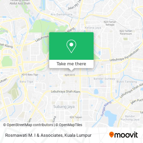 Rosmawati M. I & Associates map