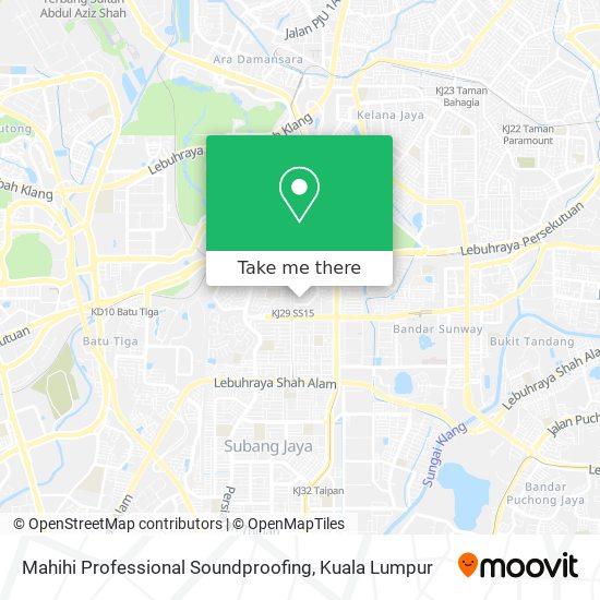 Mahihi Professional Soundproofing map