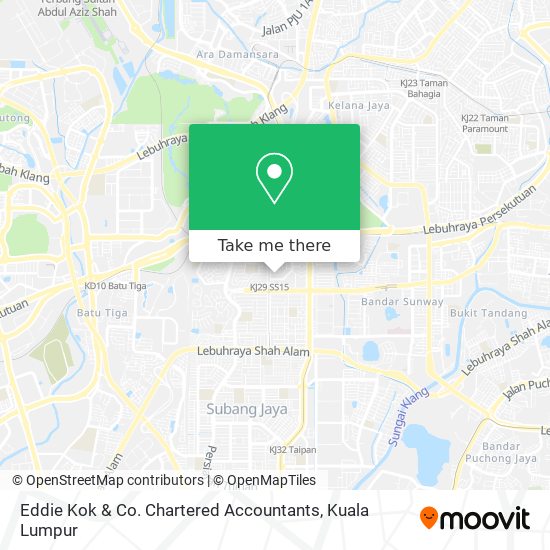 Eddie Kok & Co. Chartered Accountants map