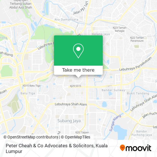 Peter Cheah & Co Advocates & Solicitors map