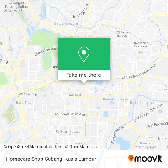 Peta Homecare Shop-Subang