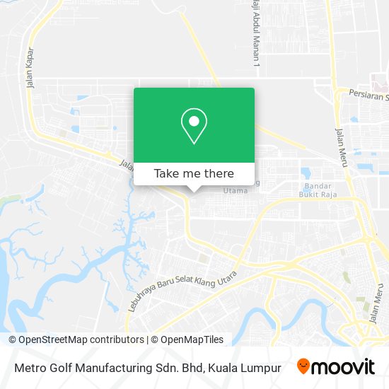 Metro Golf Manufacturing Sdn. Bhd map