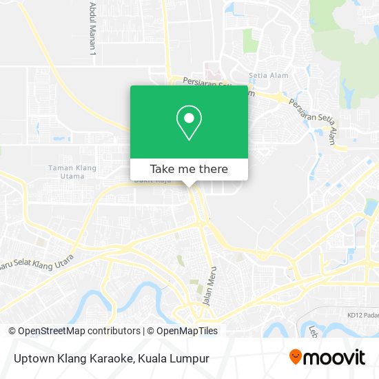 Uptown Klang Karaoke map