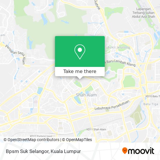 Bpsm Suk Selangor map