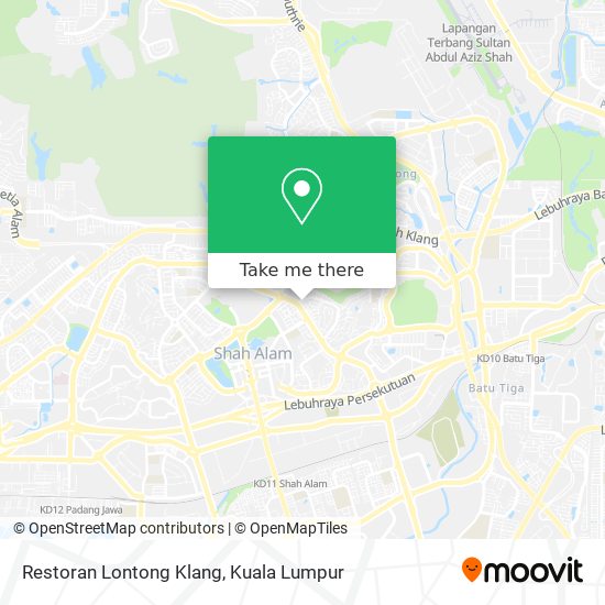 Peta Restoran Lontong Klang